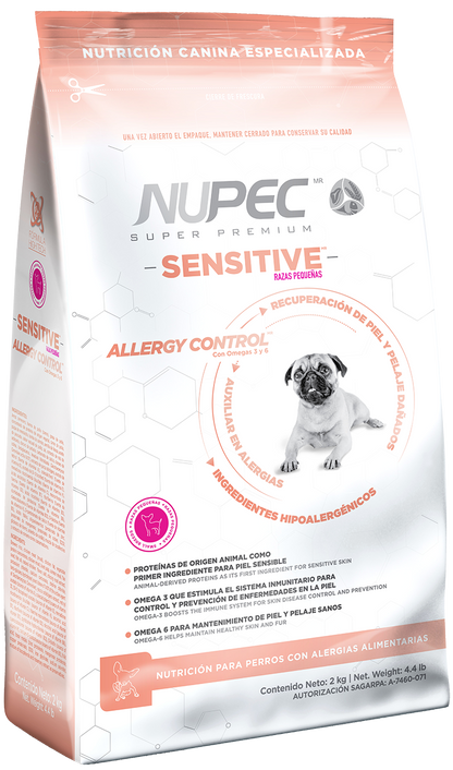 Alimento Nupec Nutrición Especializada Sensitive para perro adulto de raza pequeña sabor mix